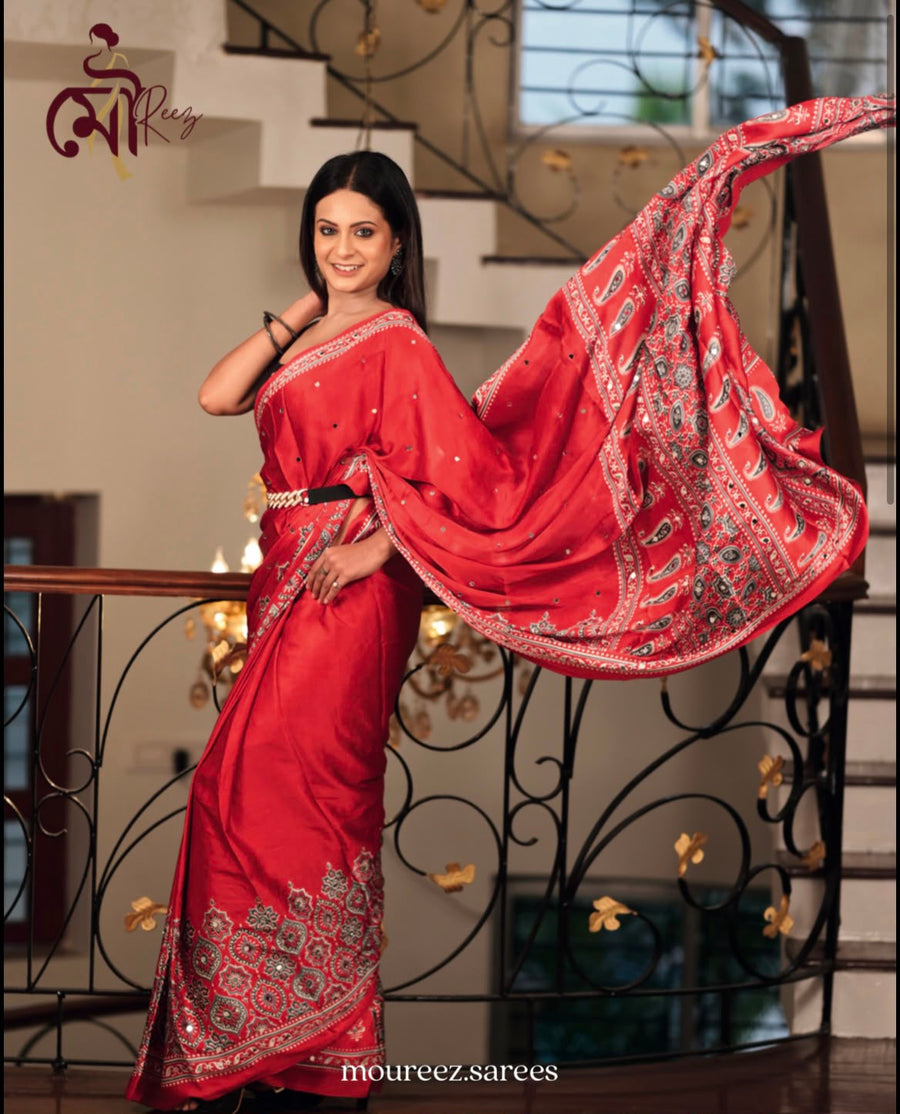Ajrika Modal Silk Saree - Modal Mahal