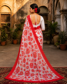 Sohaglota Soft Jamdani Saree-laal paar diaries thumbnail 1