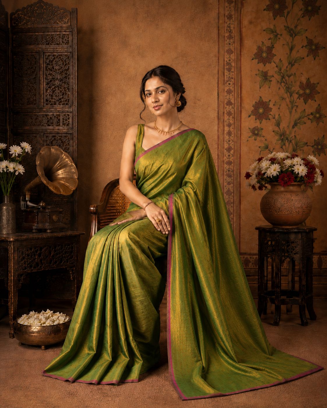 Rajshree tissue silk - Tissue Katha image 10