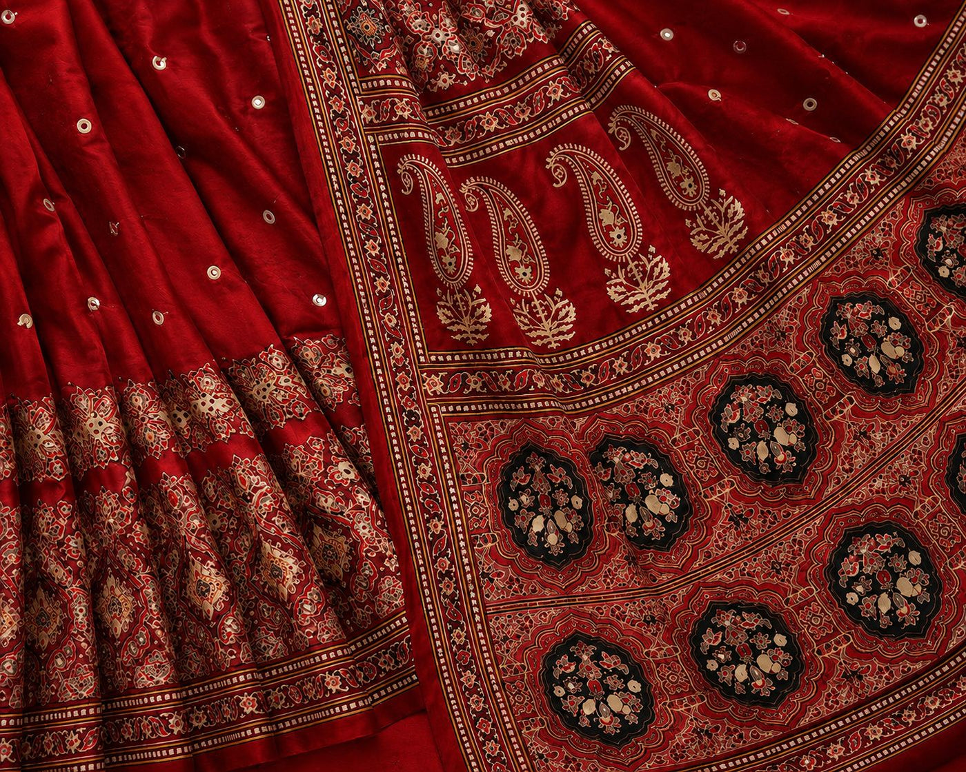 Ajrika Modal Silk Saree - Modal Mahal image 2