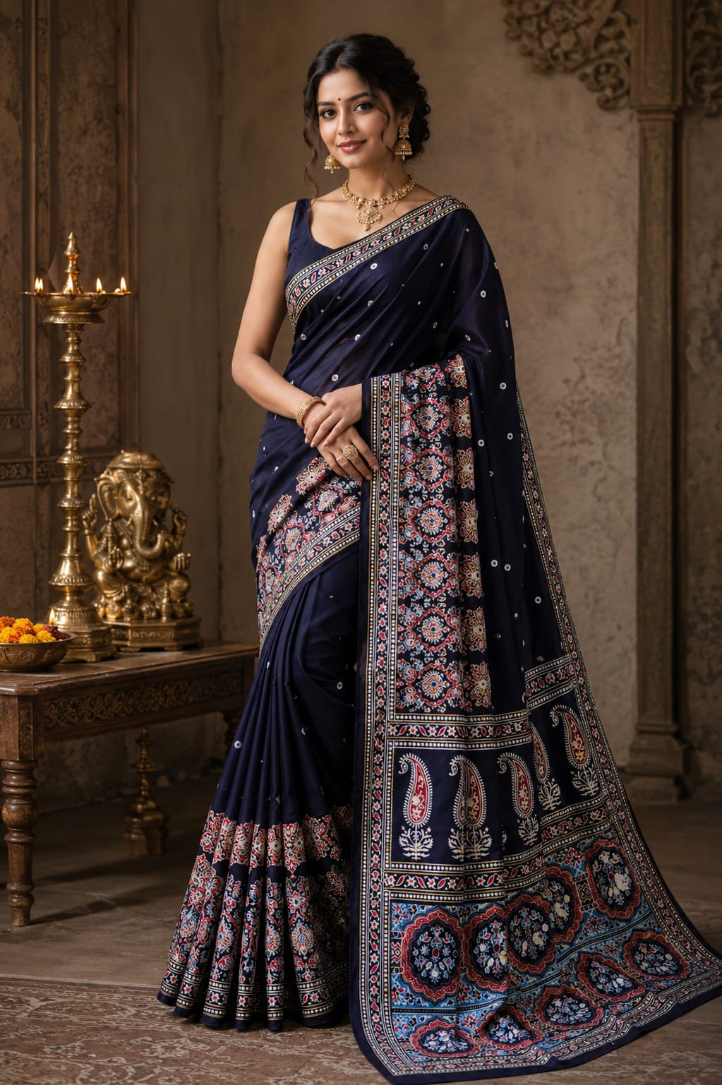 Ajrika Modal Silk Saree - Modal Mahal image 10