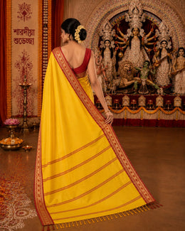 Sharodiya cotton silk -laal paar diaries thumbnail 14