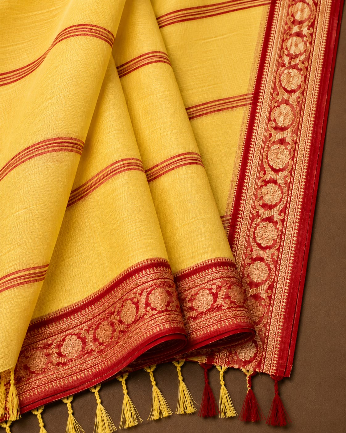 Sharodiya cotton silk -laal paar diaries image 16