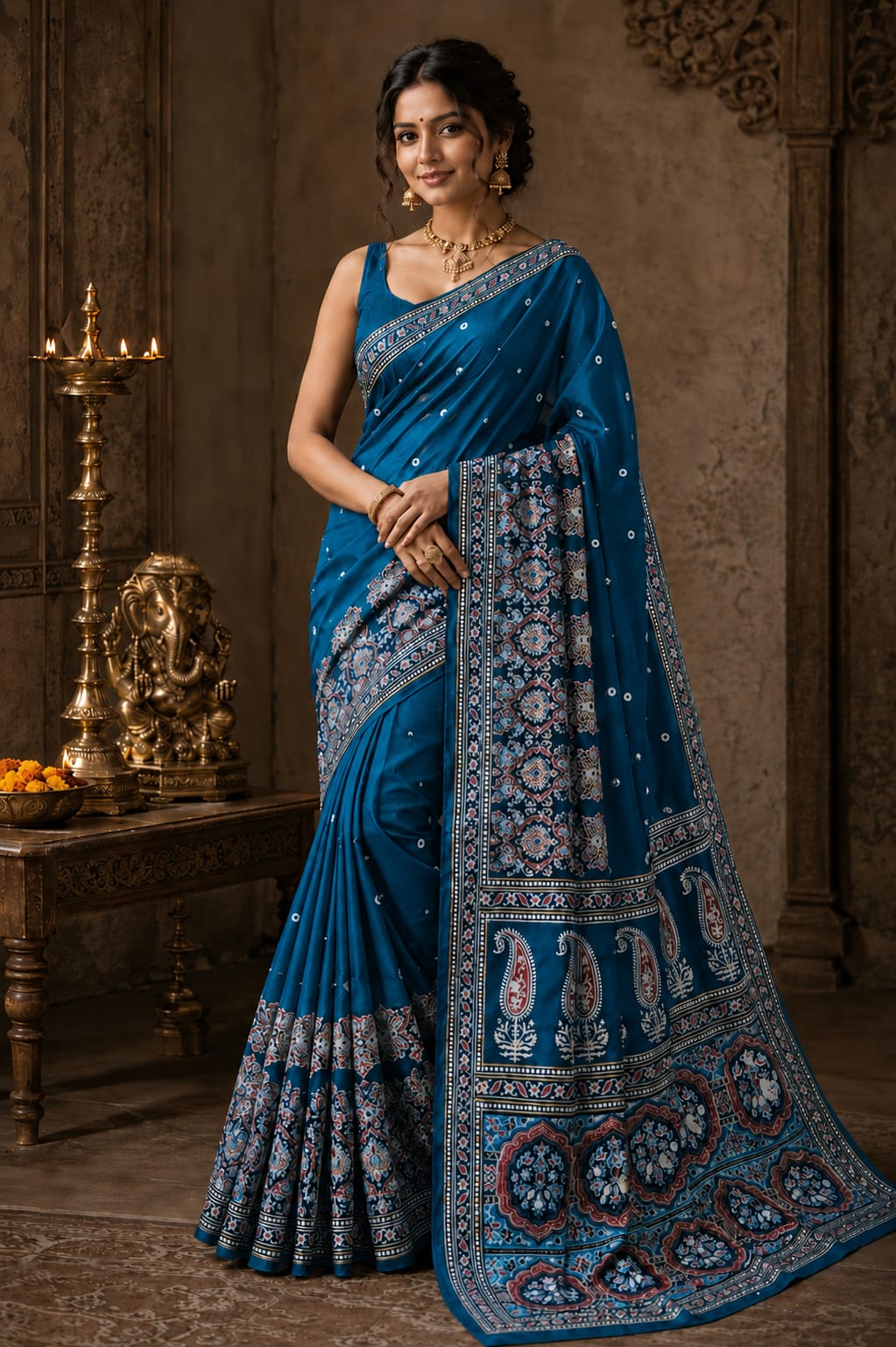 Ajrika Modal Silk Saree - Modal Mahal image 3