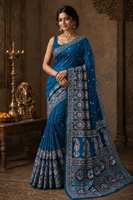 Ajrika Modal Silk Saree - Modal Mahal thumbnail 3