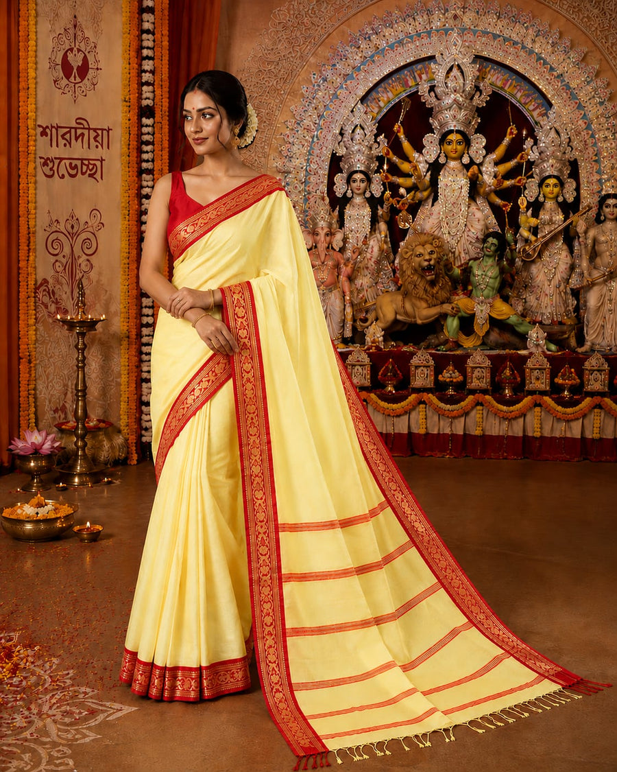 Sharodiya cotton silk -laal paar diaries