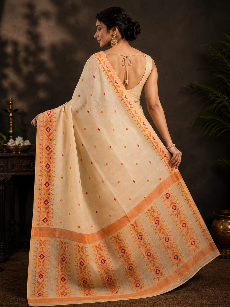 Madhurima Jamdani Silk- Luxe Jamdani