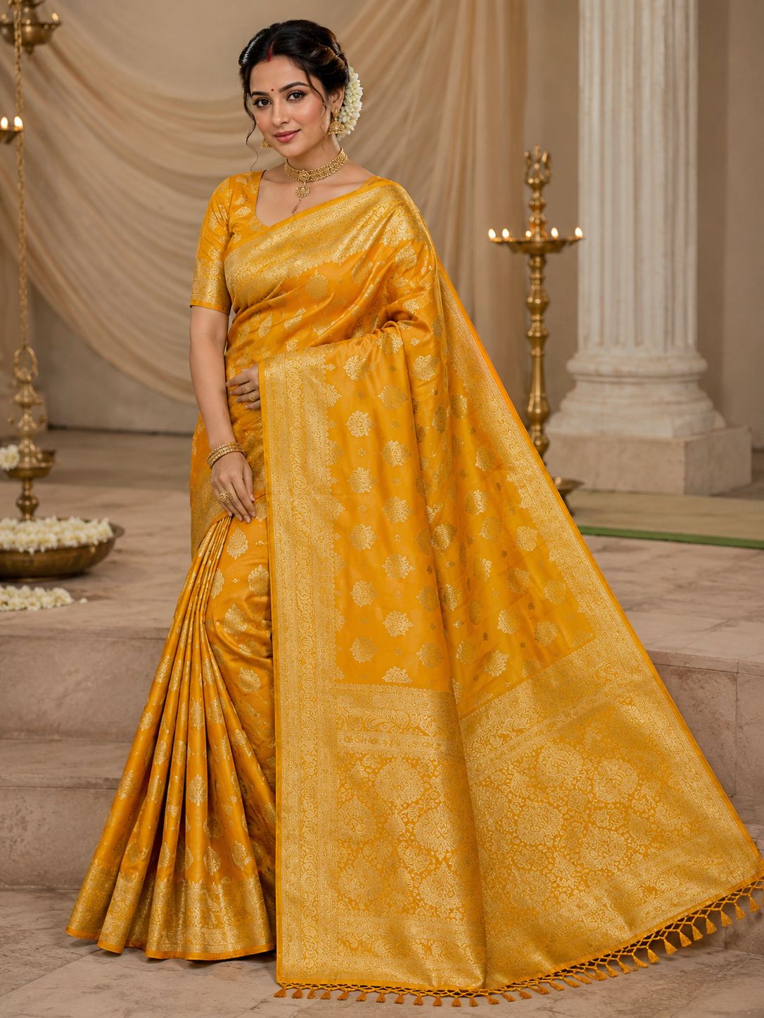 Hemangi Banarasi Zardousi - Banarasi Waves