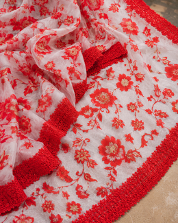 Sohaglota Soft Jamdani Saree-laal paar diaries thumbnail 2