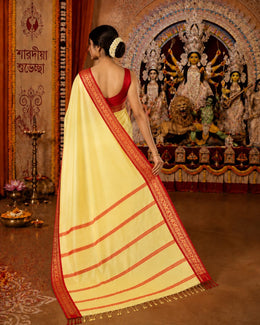 Sharodiya cotton silk -laal paar diaries thumbnail 2