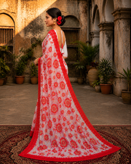 Sohaglota Soft Jamdani Saree-laal paar diaries thumbnail 3