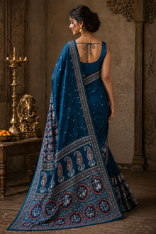 Ajrika Modal Silk Saree - Modal Mahal thumbnail 6