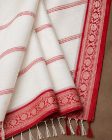 Sharodiya cotton silk -laal paar diaries thumbnail 6