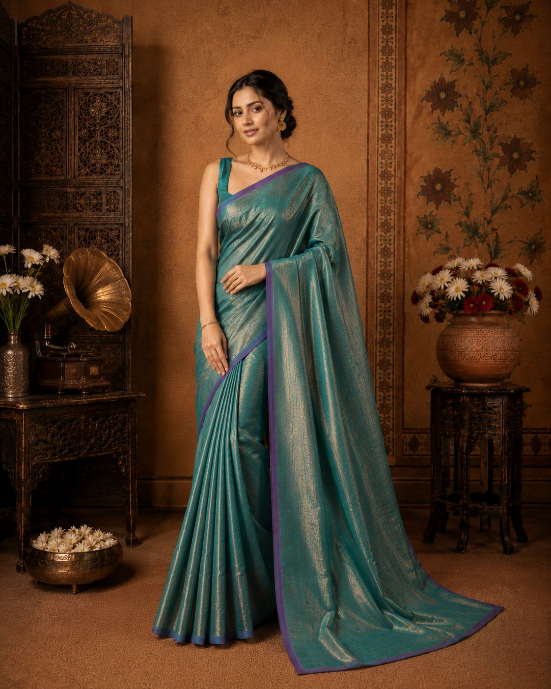 Rajshree tissue silk - Tissue Katha image 8